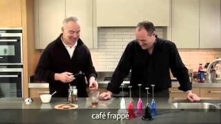 How to make a frappé coffee using an aerolatte milk frother [upl. by Bennet]