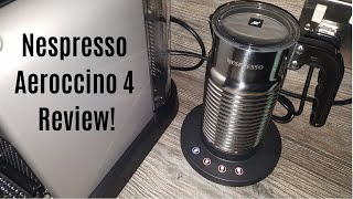 Nespresso Aeroccino 4 Milk Frother Review  Worth upgrading from the Aeroccino 3 [upl. by Ashton278]