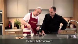 How to make a hot chocolate using an aerolatte milk frother [upl. by Eirelav802]