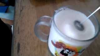 Aerolatte Review Frothing Cold Milk In Under 1 Minute [upl. by Hal]